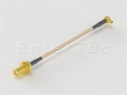  SMA(F) S/T Bulkhead Jack / RG-316 / MMCX(M) R/A Plug , L=180mm                                                                                                                                                                                                                                                                                                                                                                                                                                                                                                                                                                                                                                                                                                                                                                  