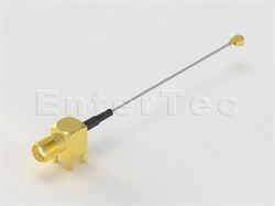  SMA(F) R/A Jack For P.C.B Mount / 1.13mm / IPEX , L=100mm                                                                                                                                                                                                                                                                                                                                                                                                                                                                                                                                                                                                                                                                                                                                                                       