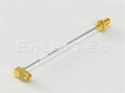  SMA(M) R/A Plug / .085 Semi-Flexible / SMA(F) S/T Bulkhead Jack , L=762mm                                                                                                                                                                                                                                                                                                                                                                                                                                                                                                                                                                                                                                                                                                                                                       