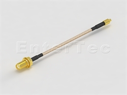  SMA(F) S/T Bulkhead Jack / RG-316 / MMCX(M) R/A Plug , L=110mm                                                                                                                                                                                                                                                                                                                                                                                                                                                                                                                                                                                                                                                                                                                                                                  