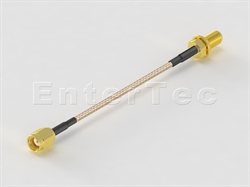  SMA(M) S/T R/P Plug / RG-316 / SMA(F) S/T R/P Bulkhead Jack , L=10000mm                                                                                                                                                                                                                                                                                                                                                                                                                                                                                                                                                                                                                                                                                                                                                         