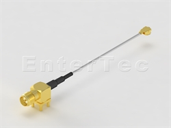  SMA(F) R/A Jack For 1.32mm And P.C.B Mount / 1.32mm / IPEX , L=100mm                                                                                                                                                                                                                                                                                                                                                                                                                                                                                                                                                                                                                                                                                                                                                            