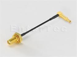  SMA(F) S/T Bulkhead Jack With O-Ring / RG-174 / AC009(M) R/A Plug , L=250mm                                                                                                                                                                                                                                                                                                                                                                                                                                                                                                                                                                                                                                                                                                                                                     